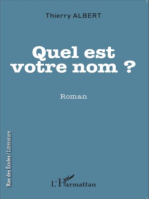 cover image of Quel est votre nom ?